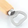 Portable Quick Wooden Handle Bottle Drink Beer Cap Lid Opener Bar Tool Woodens Handles Bottles Openers