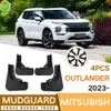 Nytt för Mitsubishi Outlander 2022 2023 Splash Guards Mud Flap Mudguards Fender Exteriör Tillbehör Dekorativa däck