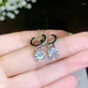 Earrings KJJEAXCMY Fine Jewelry Mosang Diamond Women's In Sterling Silver Support Test With Certificate