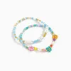 Strand Flower Flower Daisy Pulseira de contas