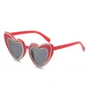 Lunettes De soleil lunettes De soleil pour femmes mode 2023 vente en gros surdimensionné Vintage dame coeur lunettes nuances Lentes De Sol Mujer lunettes De soleil