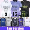 22 23 Реал Мадрид Мужские футбольные майки MODRIC ASENSIO HAZARD KROOS BENZEMA MARIANO CARVAJAL Home Away 3rd Football Shirts Униформа с коротким рукавом