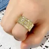 Кольца группы новая пара обручальные кольца для женщин/Золотый цвет мужчин с ослепительным камнем простых дизайнерских ювелирных украшений