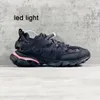 Designer Trainers Track LED-sneakers Heren Schoenen Dames Trainers Verlichte Gomma lederen sneaker Nylon platformtrainer Veterschoenen van mesh met doos