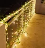 Struny 2M/3M/4m sztuczna roślina Ivy LED LIGHT LIGHT Creeper Green Leaf Vine Garland na świąteczne świąteczne świąteczne światła