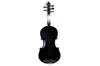 Violon acoustique Yinfente 5 cordes noir 4/4 érable + étui sans épicéa + archet + colophane # VL1