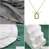 Anhänger Halsketten Mode Kostüm Accessoires Schmuck Österreichischer Kristall Geometrisch Oval Sonne Gold Statement Frauen Halskette Whol Dhgarden Dh1P8