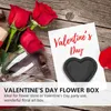 Presentförpackning 1 st utsökt praktisk roman chic valentins dag blommor hjärtform för hemvänner butik familjer familjer