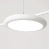 Pendant Lamps Horizontal LED Lights For Kitchen Island Dining Table Chandeliers Room Decor Ceiling Lamp Fixtures