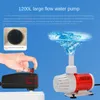 Pumpar multifunktionell akvariumvattenpump Mini USB DC Submerible Water Pump Fish Tank Wave Maker Rockery Pond Water Fountain Pump