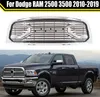 Modified For Dodge RAM 2500 3500 2010-2019 Radiator Trims Cover Racing Grill Grills Hood Mesh Front Grille Upper Bumper Grilles