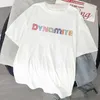 Tシャツ2020アルバムダイナマイトプリント女性Tシャツkpop韓国スタイル半袖
