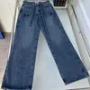 Женские джинсы дизайнер мода джинсовые брюки Новая вышиваемая джинсовая лоты