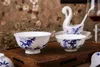 Ensembles de vaisselle Jingdezhen Bone China Service de vaisselle Plats et bols peints à la main Céramique Cadeau Porcelaine pour la maison El