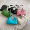 Bag 2024 Fashion Handbags and for Women Leftside Spring Purse Leather Shoulder Designer Trend Underarm Solid Color Green Pink