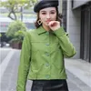 Women's Leather Women PU Coat 2023 Autumn Listing Fashion Jacket Lapel Single-breasted Big Pocket Casual