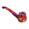 Nouveau Design sherlock Silicone Nid D'abeille Pipe Fumer de l'huile Abeille Main Pipe Avec Bol En Verre Dabber outil Assorte Couleurs