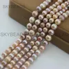 Loose Gemstones High Quality Good Luster Mixed Color Natural Baroque Edison Pearls 12-14mm Nearly Round Large Bead For Bridal Jewelry Making