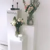 Party Decoration 5st/Set) Wedding White Mental Plinths Display Stand Acrylic Wedding Walkway Pillar For Event Yudao759