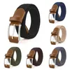 Riemen 1x mode riem canvas geweven elastische universele pin buckle jeans unisex kleding accessoires