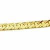 Catena all'ingrosso 24k oro Gp 12mm bracciali da uomo larghibracciali 19,5 cm bracciali gioielli da uomo color oro puro alla moda a prezzi bassi 230512