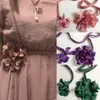 Поясные ремни модные платья по талии Женская трехмерная большая цветочная веревка корейская тканая декоративная кисточка маленький ремень
