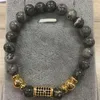 Bracelets de charme Moda Moda Classical Color Retângulo Cubóide Pulseira de luxo Menas de pedra para jóias