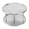 Ensembles de vaisselle Para Cake Platter Stand Vintage Cupcake Two Tier Metal Tray Seafood Dish 2