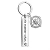 Keychains MYLONGINGCHARM No Matter What When Stainless Steel Key Chain Gift For Friend Boyfriend Husband