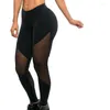 Leggings da donna Fasciatura nera Leggins incrociati Lady Sexy Leggings a vita alta Streetwear Sport Abbigliamento senza cuciture Donna Yoga Slim