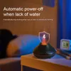 KINSCOTER Farb-3D-Flammen-Luftbefeuchter, tragbarer USB-Aromatherapie-Diffusor für ätherische Öle mit farbigem Nachtlicht, realistisches Feuer