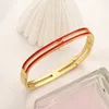 2024 Nieuwe Bangle Manchet Armbanden 18K Vergulde Armband Designer Liefde Bangle Ontwerp Voor Vrouwen Mode Liefde Sieraden Groothandel Accessoires cadeau