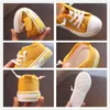 Athletic Outdoor Big Boy Children Girl Canvas Cloth Casual Shoes for Little Baby Kids Anti-Slippery Solid Sports Running Sneakers