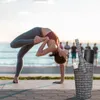 Utomhuspåsar nationell stil yogastäska stor gym stor kapacitet ryggsäck pilates sportbärare (yoga inte inklusive)