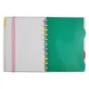 Anteckningar DIY A4 MUSHROOM HOLE LOOK-LEAF Notebook Planner Organizer Bindemedel Bindande Journal Diary Ring Binder Bindemedel Notepad Set Office Supplies 230515