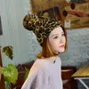 Beanies Beanie/Kafatası Kapakları Kişiselleştirilmiş İşlemeli Beanie Özel Leopar Pom Monogramlı Şapka Earflap Örgü Sıcak Kapağı Tutmak İçin