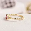 Band Rings Trendy Simple Golden Inifinite Heart Shaped Love Engagement RIngs For Women Romantic Gadget Rings For Girl New