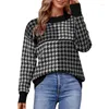 Women's Sweaters Dress For Men Woman Fashion Loose Drop Shoulder Contrast Color Long Sleeve Womens Off The Sweater Pullover