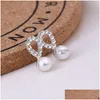 Stud Love Heart Super Małe Kolczyki Prosty Compact Cute Student Earring dla kobiet Minimalistyczne miedziane hipoalergiczne kroplę deli dhgarden dhnsb