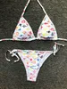 Blanda 8 stilar baddräkt klassiker brun bikini set kvinnor mode badkläder i stock bandage sexiga baddräkter med pad taggar ## 055