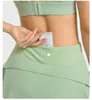 LU LU LEMONS Yoga LL femmes jupes de sport Shorts de course couleur unie Gril Tennis Anti exposition Fiess jupe courte