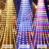 Saiten 2m 100leds Zweig Lichter Garten Girlande LED Fünf Zweige Wasserfall Haus Dekoration Im Freien Hochzeit Roomn Weihnachten