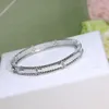 Роскошная женщина заброшена четыре листовых дизайнера Van Fashion Gold Bracelet Jewelry Женщины высококачественные банкетные аксессуары 78