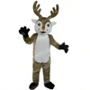 Halloween Reindeer Mascot Costume Carnival Unisex vuxna outfit vuxna storlek Xmas födelsedagsfest utomhusklänning kostym rekvisita