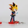 Actie speelgoedfiguren Hot Classic Comic Anime Pendant Key Chain King of Game Yu Gi OH Mutou Yugi Atum Figuur Model Toys