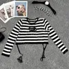 Women's T-Shirt designer New Hollow Knitted T Shirt Womens Long Sleeve Tops Sexy Breathable Tees Summer Cropped Clothes Multi Color DPHT