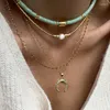 Łańcuchy wykwintne luksusowe naturalne naszyjniki perłowe jadecie kryształowy kamień ametyst kobiety boho elegancki prezent biżuteria damski Choker