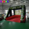 Portable 12x12ft inflatable football penalty shootout inflatable soccer goal post kick games target for rental business