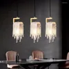 Hanglampen jmzm moderne kunst kristallen kroonluchter slaapkamer woonkamer verlichting armaturen chroom led glanzend decoratieve lamp