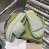 المرأة المتشابكة G Logo Sandals Slippers الأزياء الفاخرة الأزواج الفريدة النعال النعال السيدات أناقة زيادة صندل شريحة النحافة حجم كبير الحجم